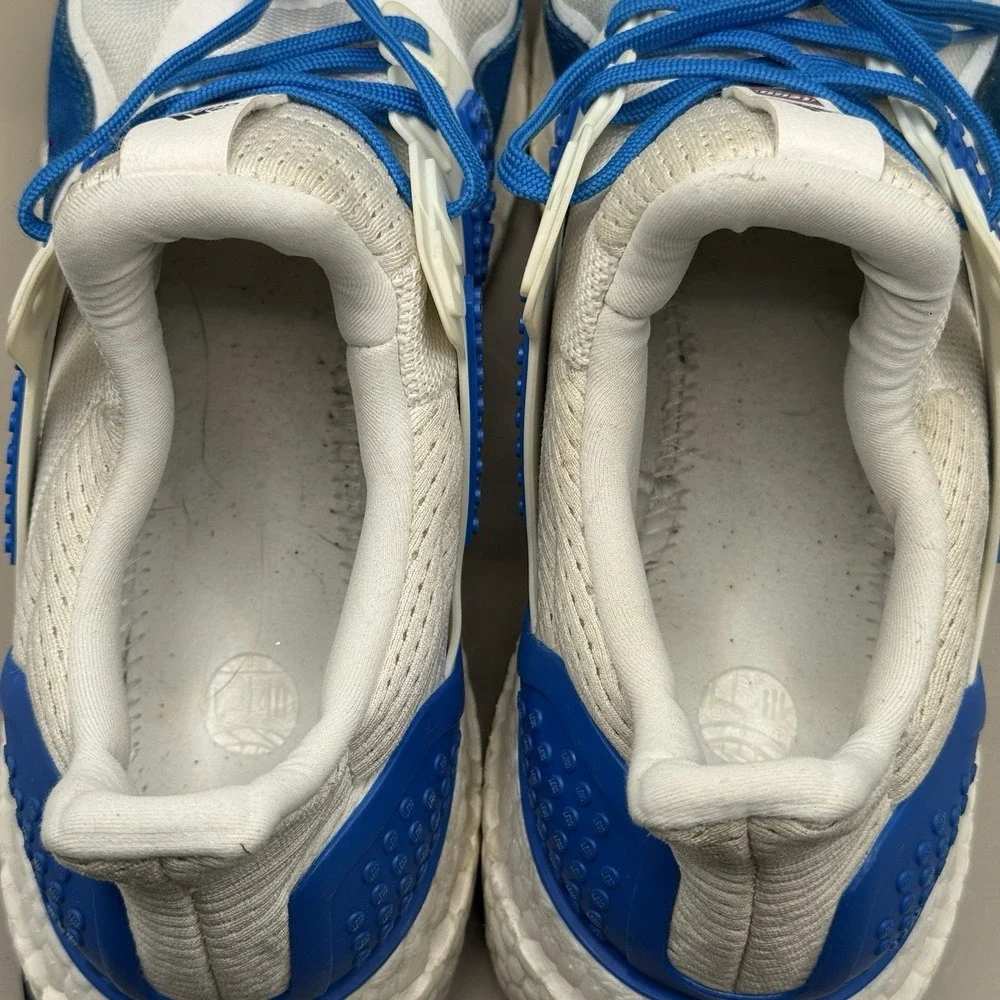 Adidas‎ Ultraboost DNA x LEGO Shock Blue White Mens Sneaker Shoe - SIZE 7